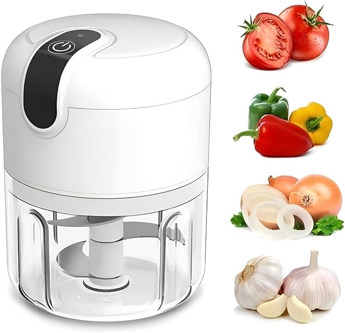 Mini Processador / Triturador Elétrico de Alimentos | 3 Lâminas Inox Loja Digital DIG