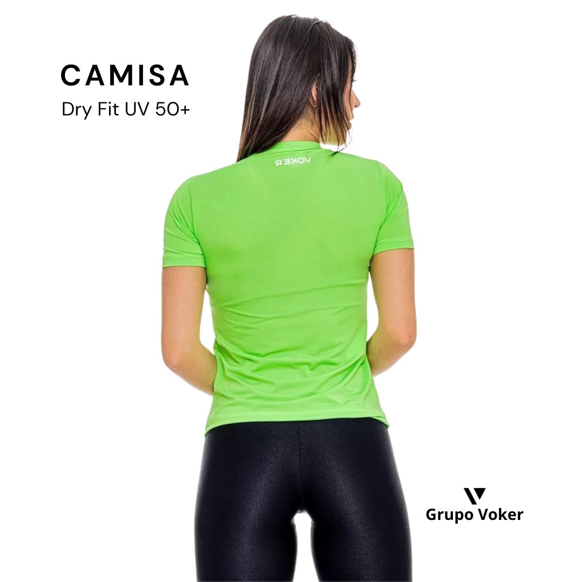 Camisa Térmica Feminina Voker Dry Fit UV 50+ | Fit Academia Grupo Voker - Mercado Livre