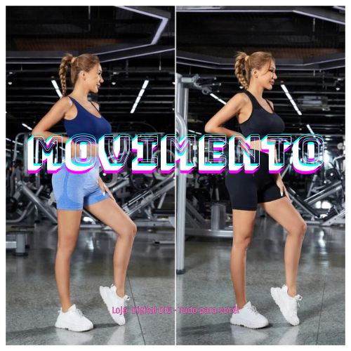 Experimente conforto e estilo na academia. Nossos Shorts Yoga Femininos da Loja Digital - DIG, em preto e azul, são perfeitos para qualquer treino. Feitos com 90% poliamida e 10% elastano. Garanta o seu hoje mesmo! #LDD