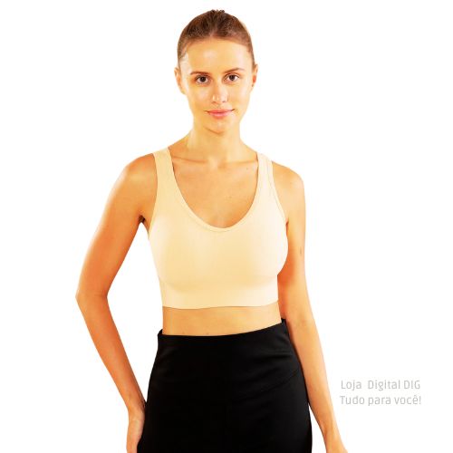 "Descubra a elegância dos Sutiãs Feminino Esportivos Sem Bojo em beige claro na Loja Digital - DIG! Conforto sem costura para treinos e dia a dia. Compre agora e sinta a diferença no seu conforto diário!" <img src="caminho_para_imagem" alt="Sutiãs Feminino Esportivos Sem Bojo em beige claro, disponível na Loja Digital - DIG">