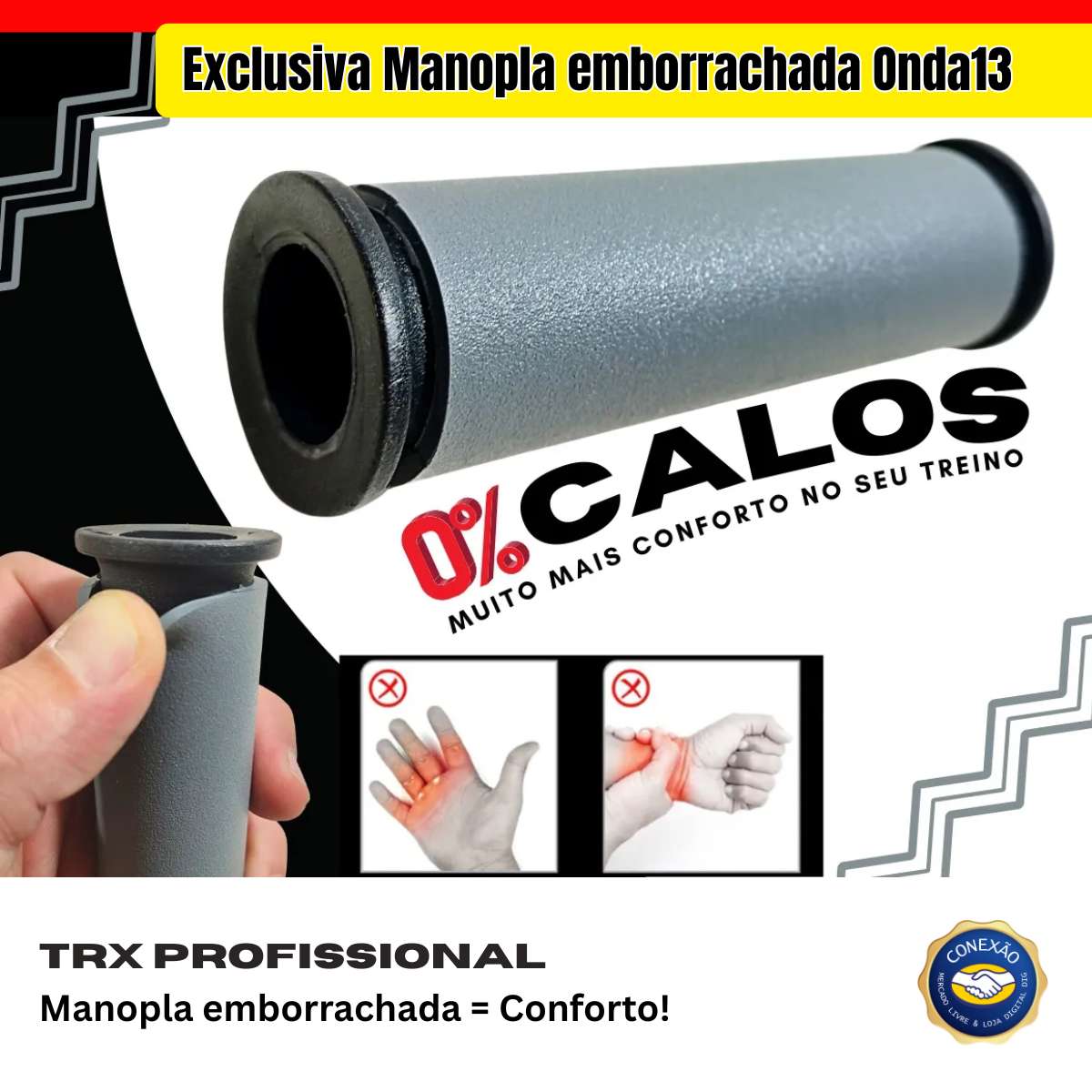 TRX Profissional Kit Completo — Fita de Suspensão para Treino Funcional em Casa Onda013