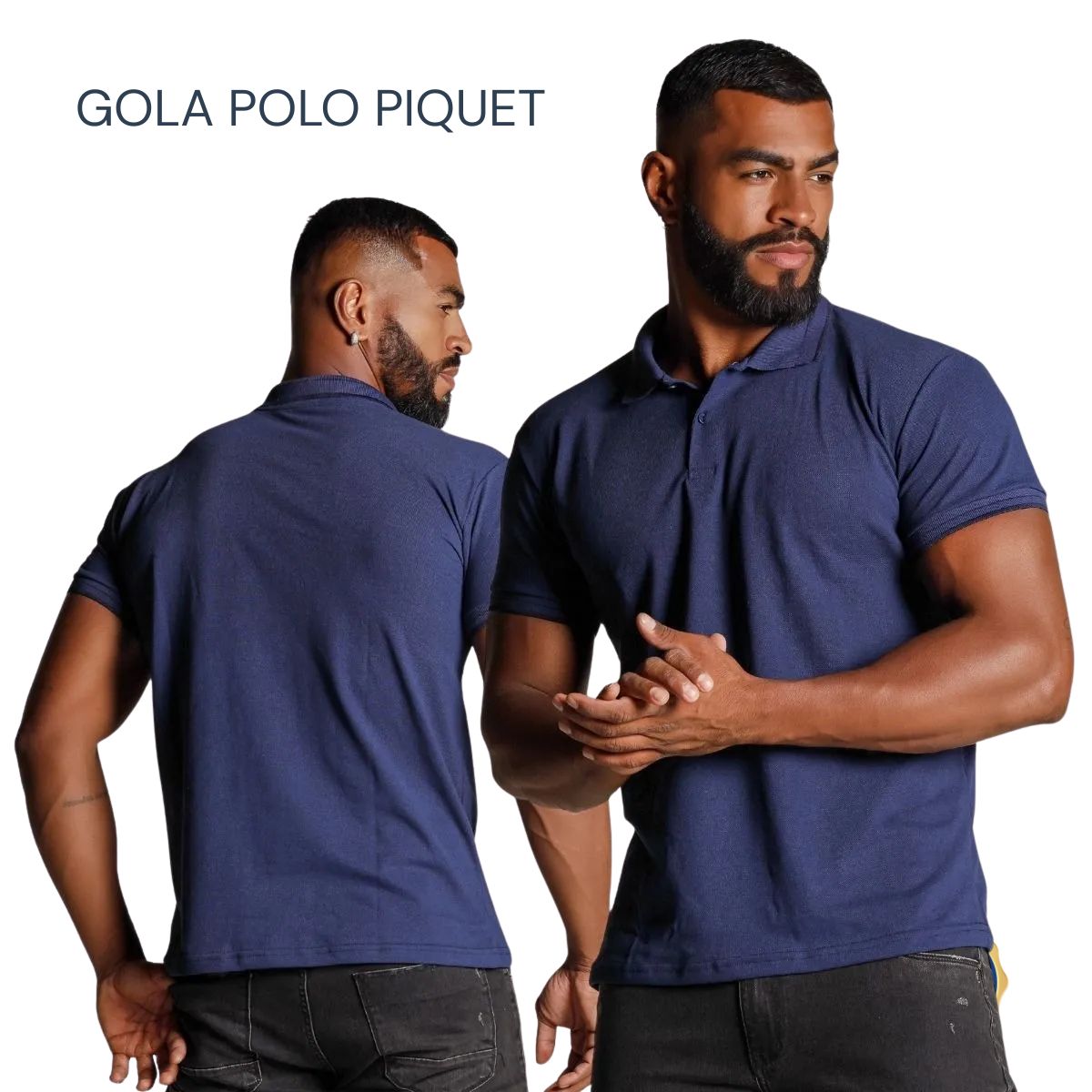 Polo Masculina Premium Pique 100% Algodão - Conforto e Estilo DIG - Loja Digital