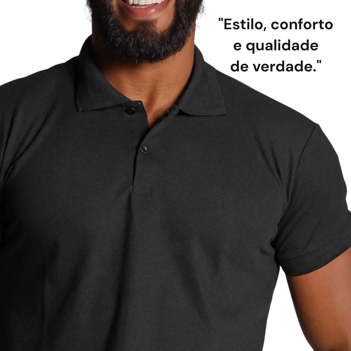 Polo Masculina Premium Pique 100% Algodão - Conforto e Estilo DIG - Loja Digital