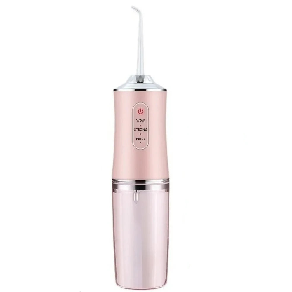 Além de prático e util o Irrigador Oral HighTech da Loja Digital Dig é bonito e elegante! Nessa imagem o aparelho rosa suave!