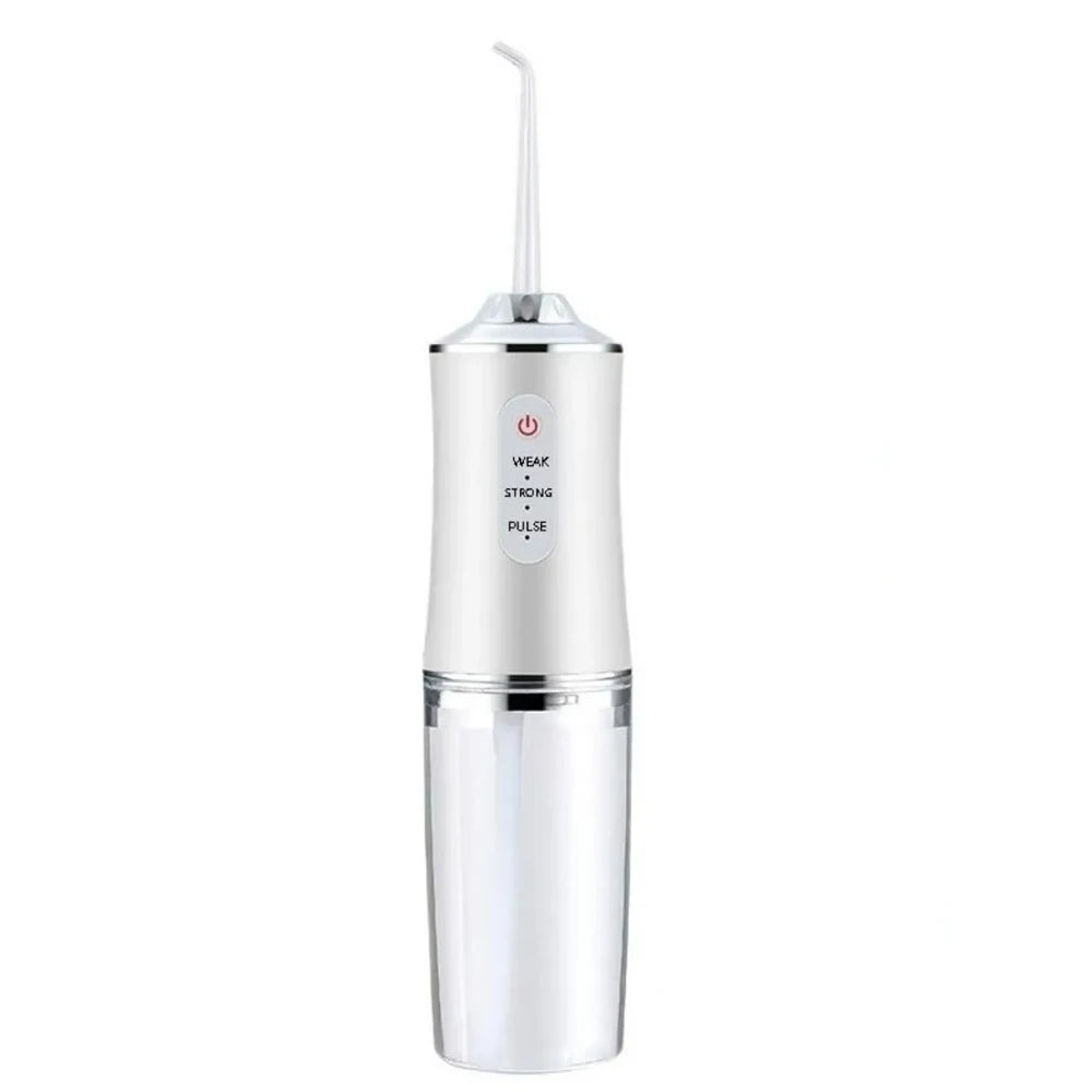 Além de prático e util o Irrigador Oral HighTech da Loja Digital Dig é bonito e elegante! Nessa imagem o aparelho branco!