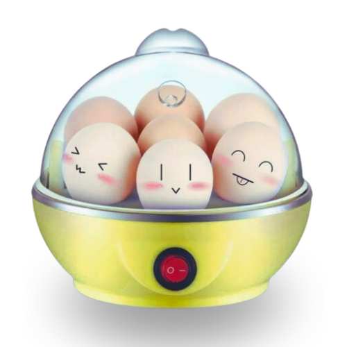 Cozedor de Ovos a Vapor da Loja Digital DIG #LDD. Compacto, eficiente e portátil. Cozinha até 7 ovos. Frete grátis. Compre agora na Loja Digital DIG #LDD