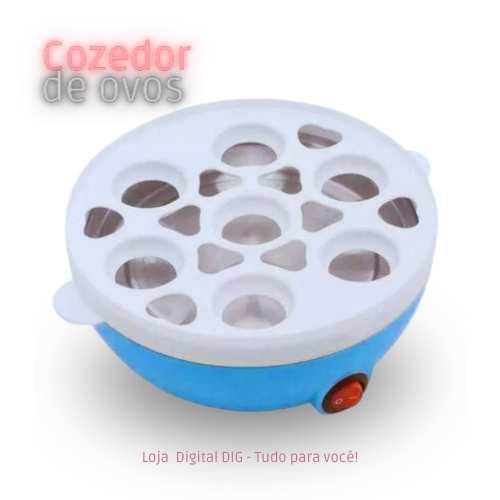 Descubra a praticidade do Cozedor de Ovos a Vapor da Loja Digital DIG #LDD. Cozinha 7 ovos simultaneamente. Frete grátis. Adquira já o seu!