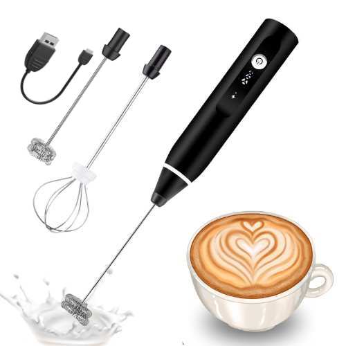 Misturador Elétrico Portátil Recarregável 2 em 1 | 3 Velocidades | Ovos, Bebidas quentes e frias Loja Digital DIG