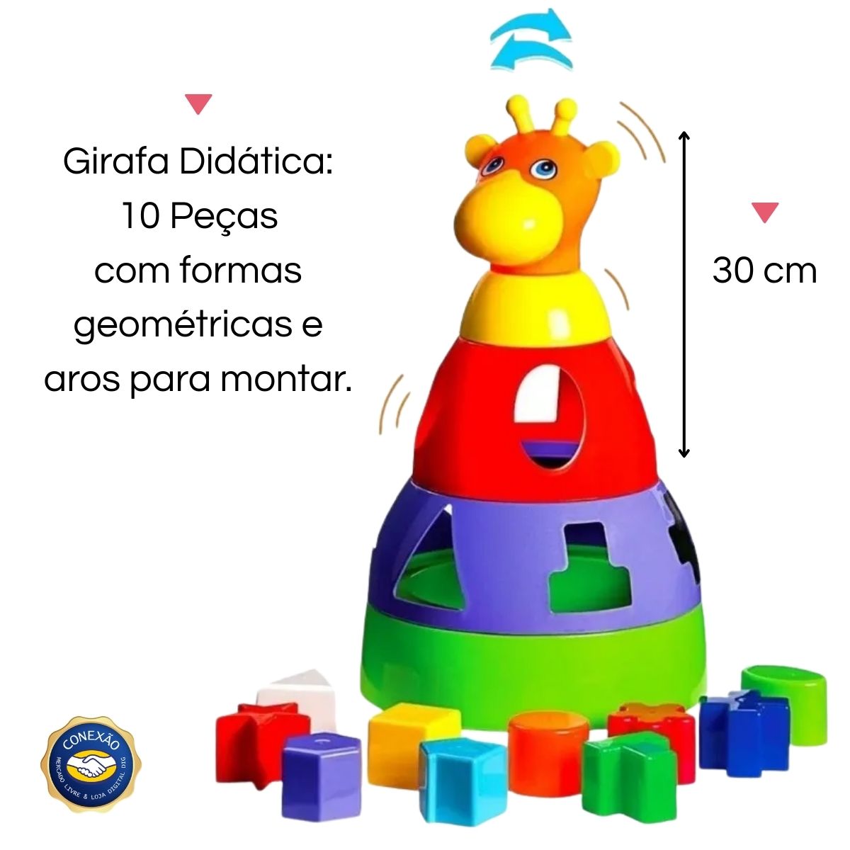 Brinquedo Educativo Didático | Bebê 1 Ano + (Menino e Menina) Fornecedor Parceiro Loja Digital - DIG!