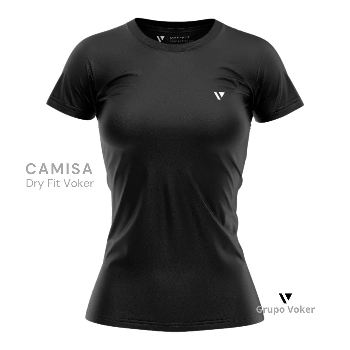 Camisa Térmica Feminina Voker Dry Fit UV 50+ | Fit Academia Grupo Voker - Mercado Livre