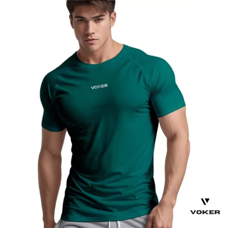 Camiseta Raglan Proteção UV Masculina | Voker Dry Fit Slim | Proteção FPS 50+ para Esportes e Atividades ao Ar Livre Grupo Voker - Mercado Livre
