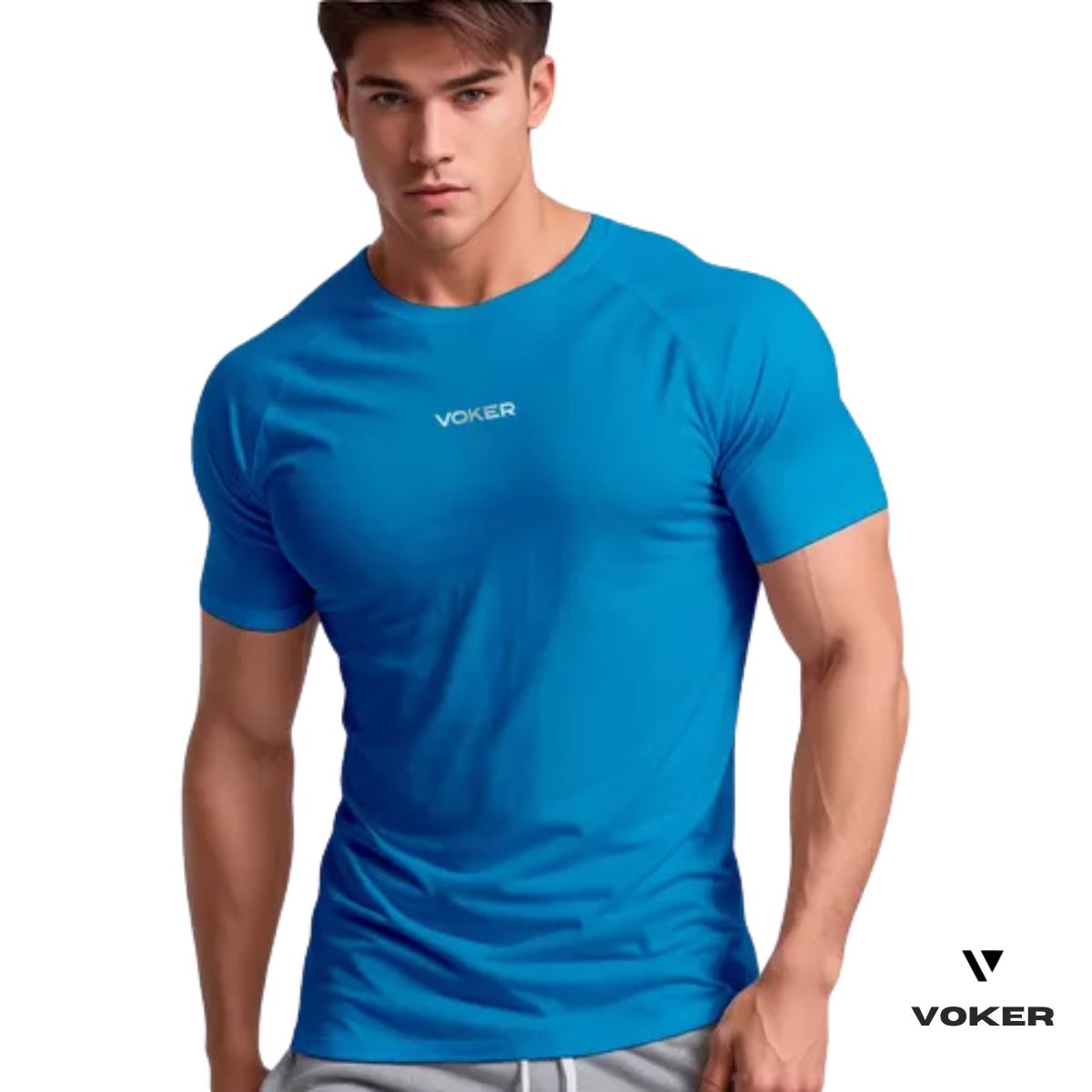 Camiseta Raglan Proteção UV Masculina | Voker Dry Fit Slim | Proteção FPS 50+ para Esportes e Atividades ao Ar Livre Grupo Voker - Mercado Livre