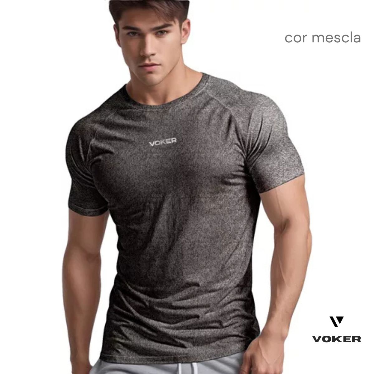 Camiseta Raglan Proteção UV Masculina | Voker Dry Fit Slim | Proteção FPS 50+ para Esportes e Atividades ao Ar Livre Grupo Voker - Mercado Livre