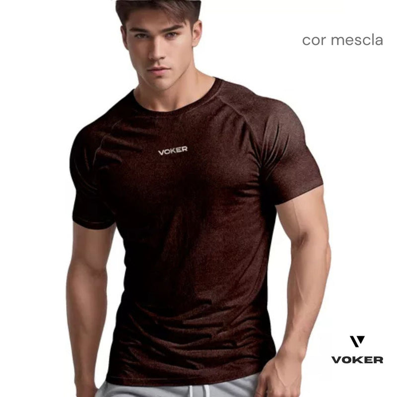 Camiseta Raglan Proteção UV Masculina | Voker Dry Fit Slim | Proteção FPS 50+ para Esportes e Atividades ao Ar Livre Grupo Voker - Mercado Livre