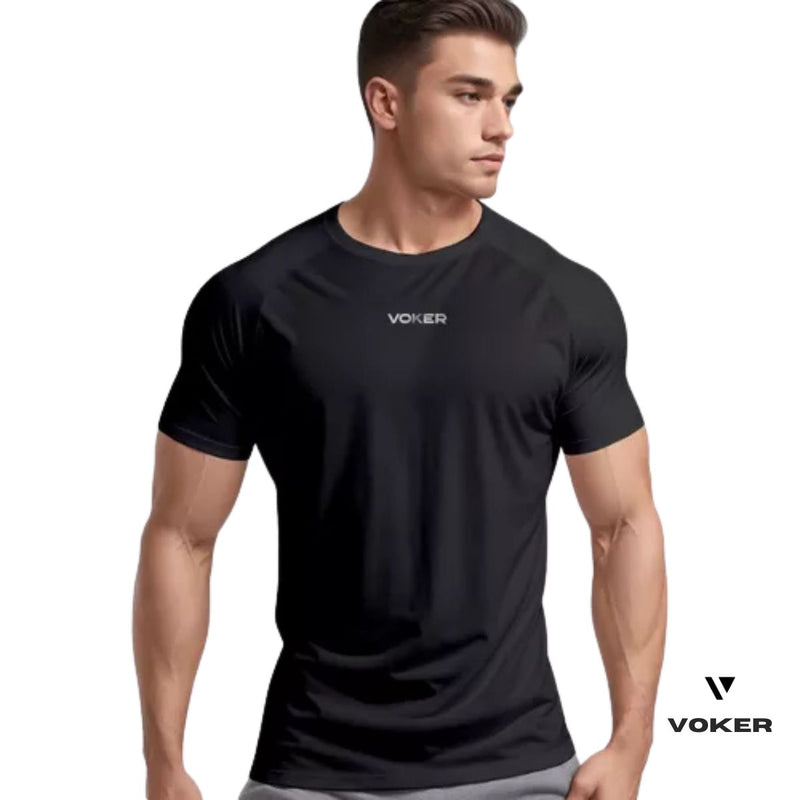 Camiseta Raglan Proteção UV Masculina | Voker Dry Fit Slim | Proteção FPS 50+ para Esportes e Atividades ao Ar Livre Grupo Voker - Mercado Livre