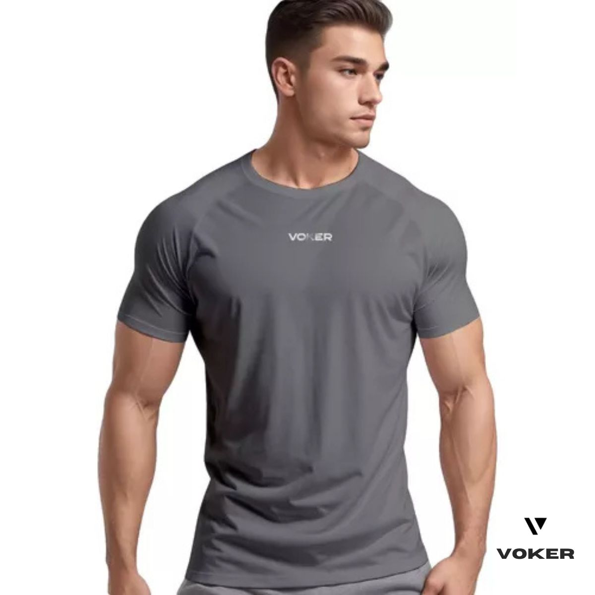 Camiseta Raglan Proteção UV Masculina | Voker Dry Fit Slim | Proteção FPS 50+ para Esportes e Atividades ao Ar Livre Grupo Voker - Mercado Livre