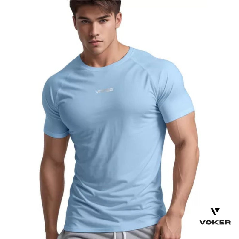 Camiseta Raglan Proteção UV Masculina | Voker Dry Fit Slim | Proteção FPS 50+ para Esportes e Atividades ao Ar Livre Grupo Voker - Mercado Livre