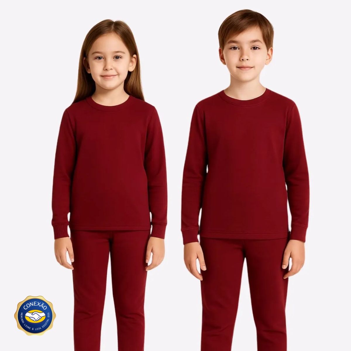 Conjunto Infantil Térmico Comfort Peluciado - Confortável Segunda Pele para Inverno DIG - Loja Digital