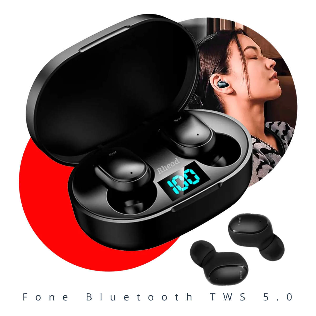 Fone Bluetooth TWS 5.0 – Para Todos os Celulares + Bateria Extra | Case Carregadora Outlet Faciler - Mercado Livre