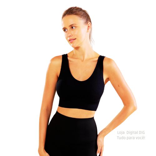 "Experimente a sofisticação dos Sutiãs Feminino Esportivos Sem Bojo em preto na Loja Digital - DIG! Conforto sem costura para treinos e dia a dia. Garanta o seu e destaque-se com elegância!" <img src="caminho_para_imagem" alt="Sutiãs Feminino Esportivos Sem Bojo em preto, disponível na Loja Digital - DIG">