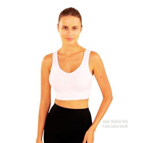 "Aproveite a versatilidade dos Sutiãs Feminino Esportivos Sem Bojo em branco na Loja Digital - DIG! Conforto sem costura para treinos e dia a dia. Adicione estilo ao seu guarda-roupa hoje!"  <img src="caminho_para_imagem" alt="Sutiãs Feminino Esportivos Sem Bojo em branco, disponível na Loja Digital - DIG">
