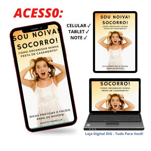 SOU NOIVA! SOCORRO!  Como organizar minha festa de casamento? - DICAS PRÁTICAS E FÁCEIS PARA OS NOIVOS! Kiwify - Loja Digital DIG