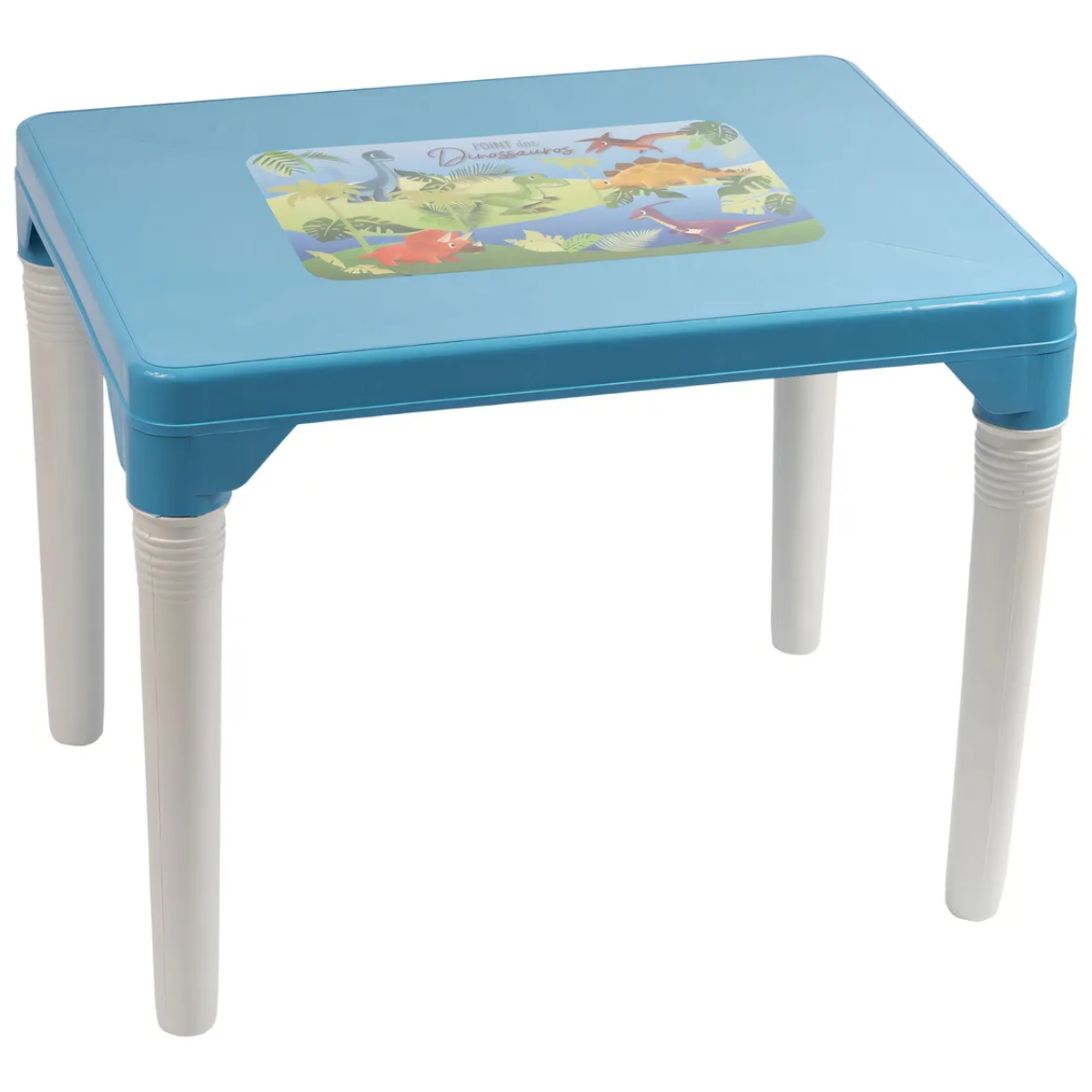 Mesinha Infantil Baby Hercules c/ 2 Cadeiras – Plástico Resistente, Azul e Rosa DIG - Loja Digital