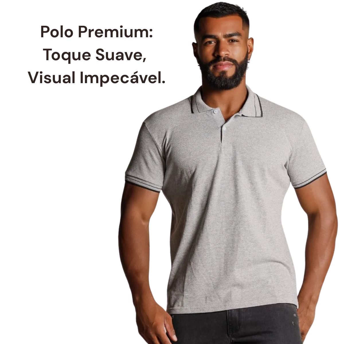 Polo Masculina Premium Pique 100% Algodão - Conforto e Estilo DIG - Loja Digital