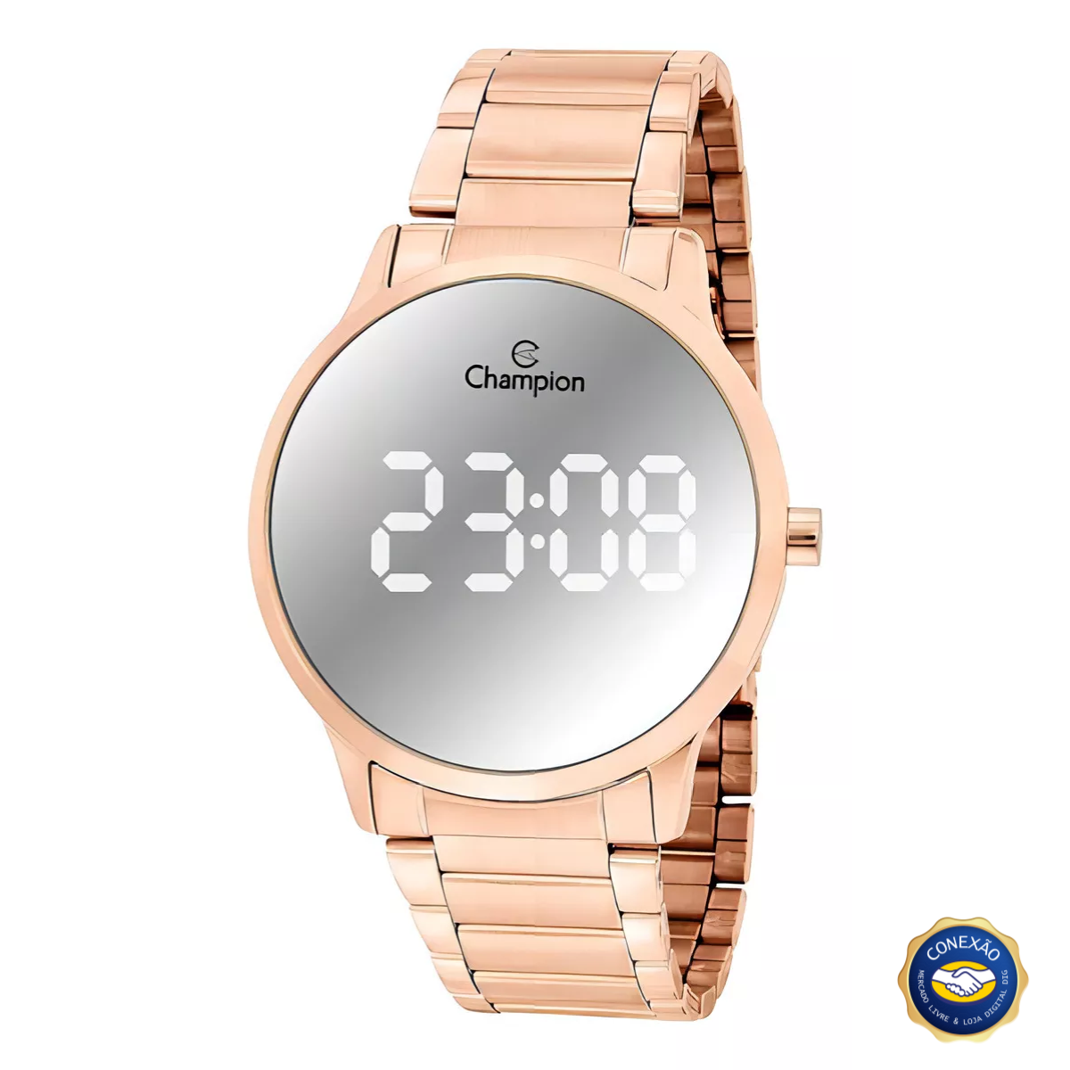 Relógio Champion Rosé + Colar & Brincos – Kit Dia das Mães DIG - Loja Digital