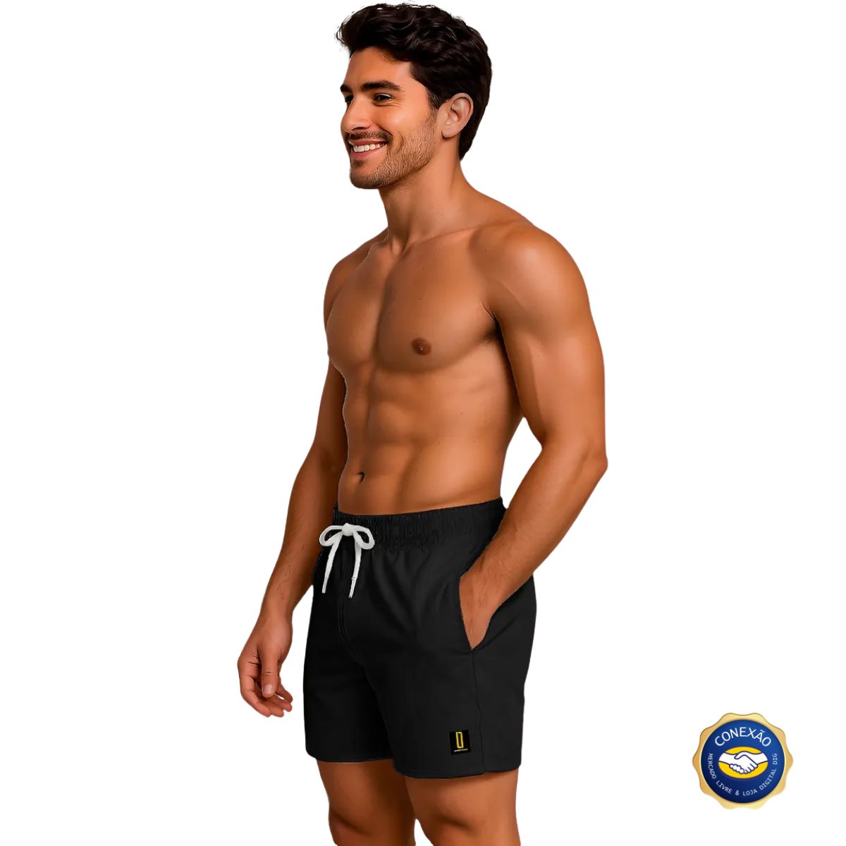 Short Masculino Neon Mauricinho Jr - Bermuda Praia | Estiloso e Confortável para o Verão Rf.001 Leomelo Store