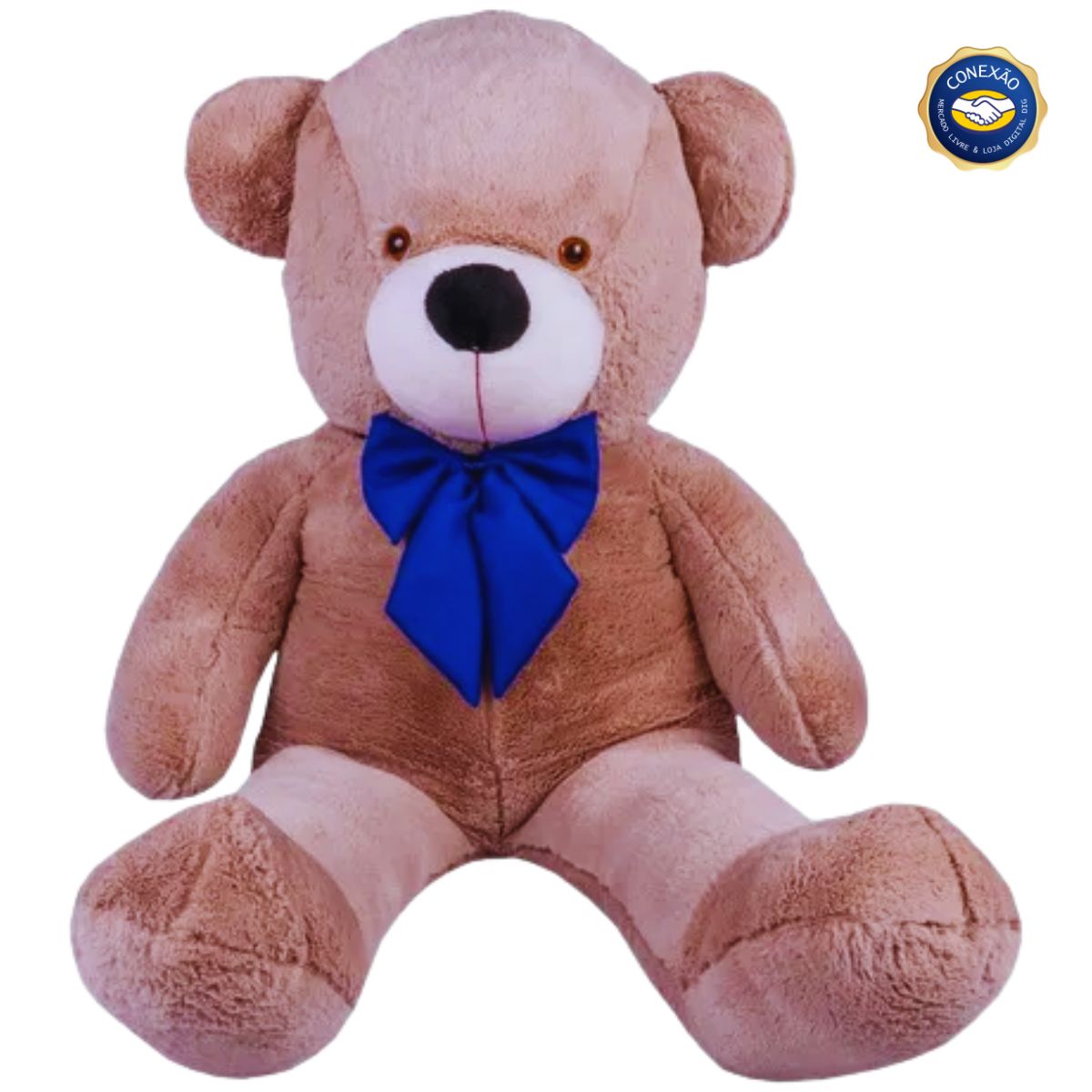 Urso Teddy Gigante c/ Laço – Maciez Hipoalergênica e Luzes Mágicas DIG - Loja Digital