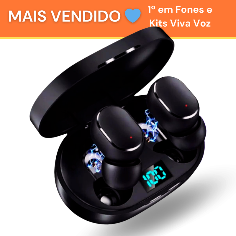 Fone Bluetooth TWS 5.0 – Para Todos os Celulares + Bateria Extra | Case Carregadora Outlet Faciler - Mercado Livre