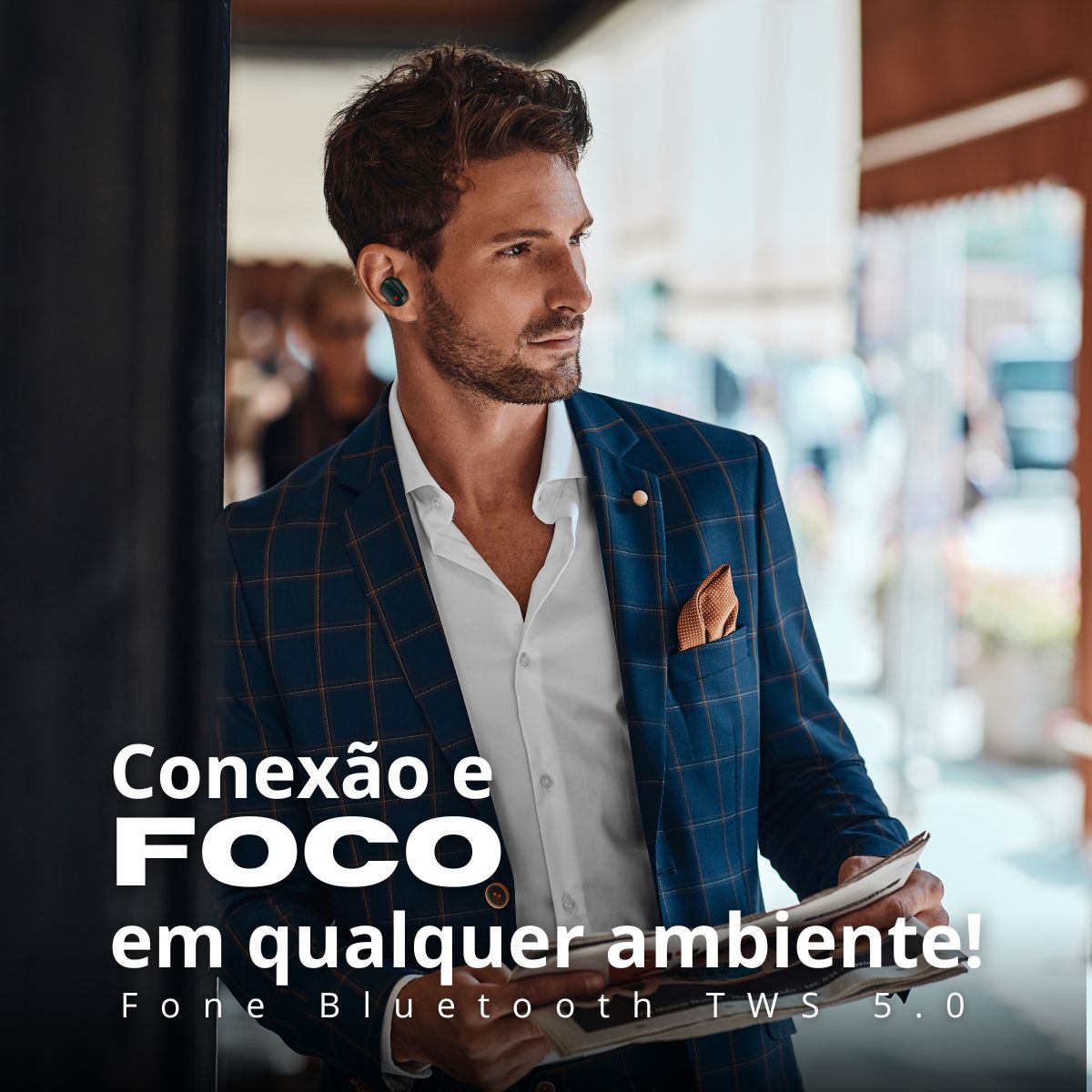 Fone Bluetooth TWS 5.0 – Para Todos os Celulares + Bateria Extra | Case Carregadora Outlet Faciler - Mercado Livre