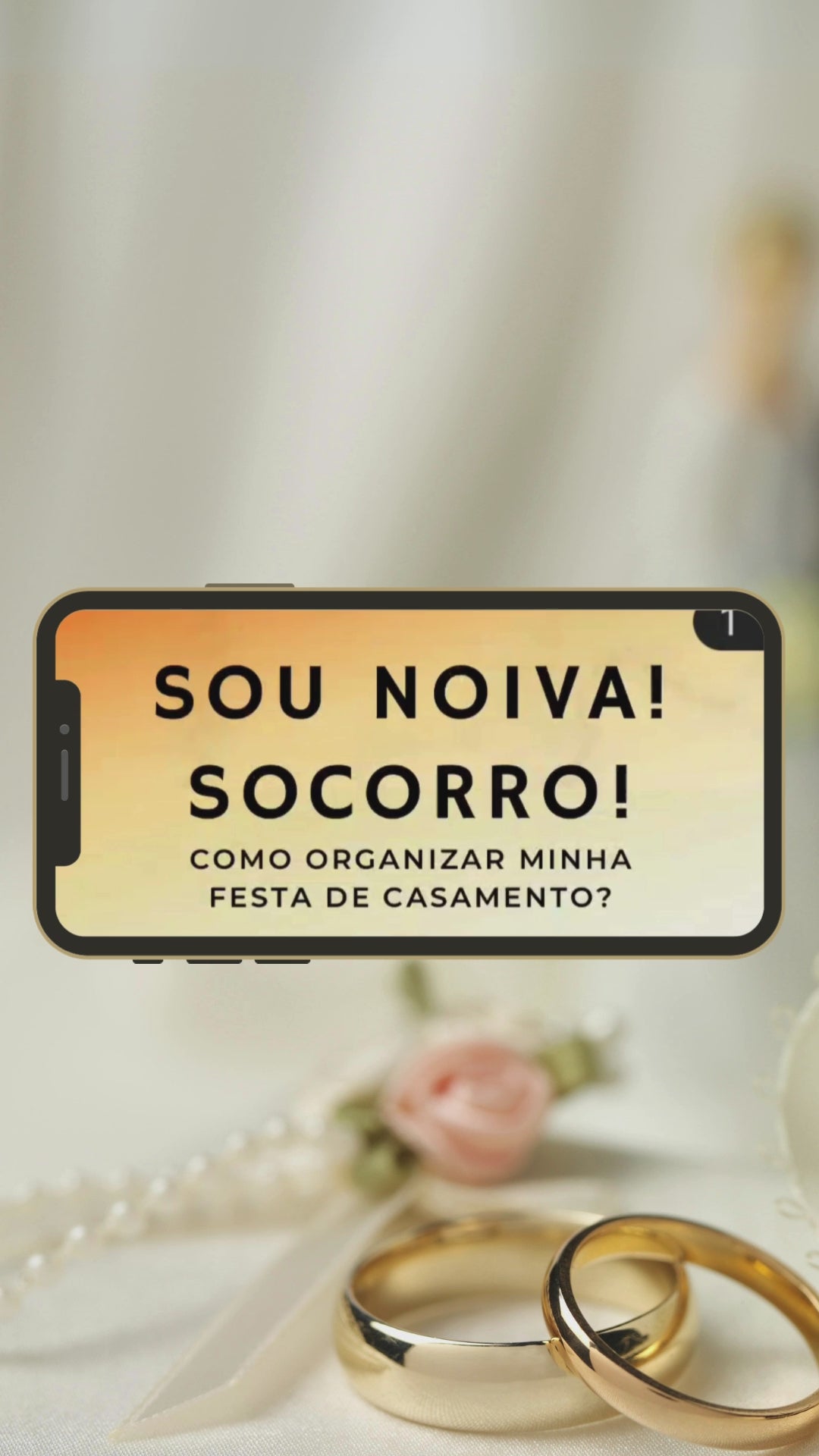 Como fica o visual do Livro Digital (ebooK) SOU NOIVA! SOCORRO! no celular, VISTA HORIZONTAL. Esse ebook TE MOSTRA sobre como organizar uma festa de casamento está disponível na Loja Digital DIG - Onde recebo o livro digital? Você recebe diretamente no email que informar na hora da compra. Loja Digital DIG #LDD
